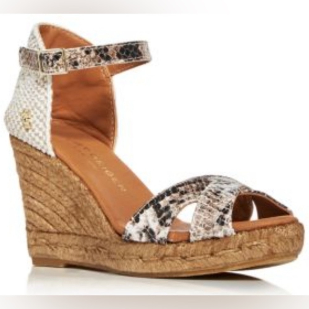 Kurt Geiger - NEW - Womens Leona Wedge Espadrille Wedges Sandals Size 7US /37EUR